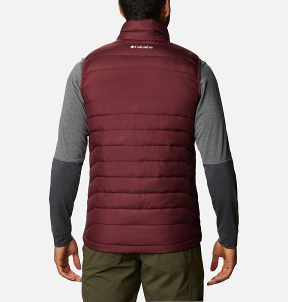 Columbia Collegiate Vest Red For Men's NZ41836 New Zealand